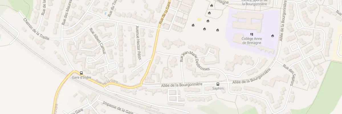 Plan du 54 Rue Jean-Marie Desbrosses à Saint-Herblain