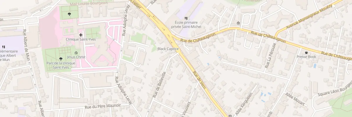 Plan du 14 Rue de Vern à Rennes