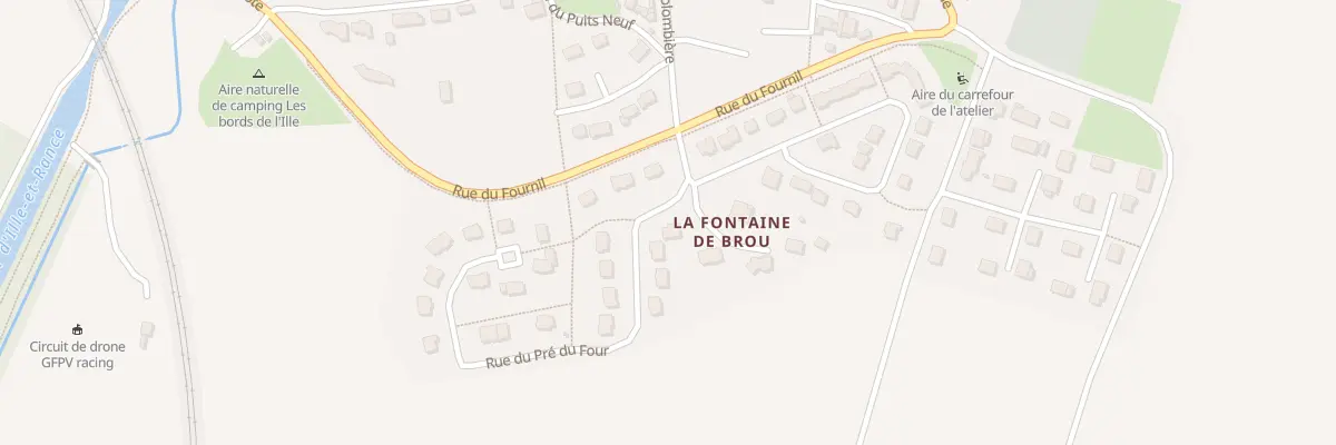 Plan du 1 Rue du Pre du Four à Saint-Médard-sur-Ille