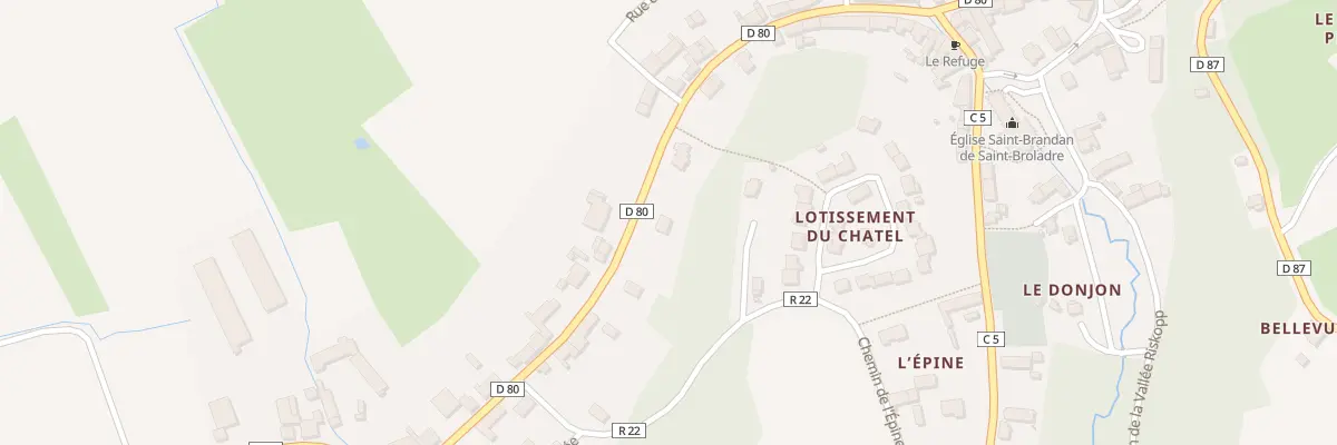 Plan du 3 Rue de l’Orme à Saint-Broladre