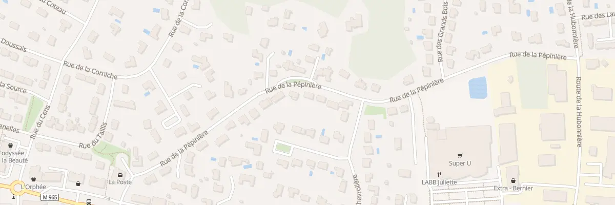 Plan du 24 Rue de la Pépinière à Sautron