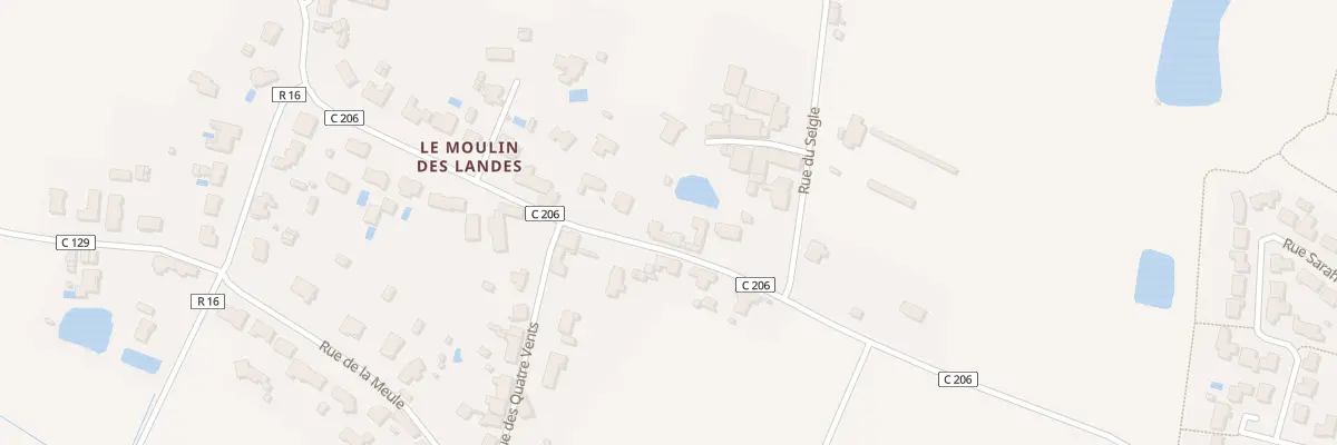 Plan du 14 Rue du Moulin aux Achards