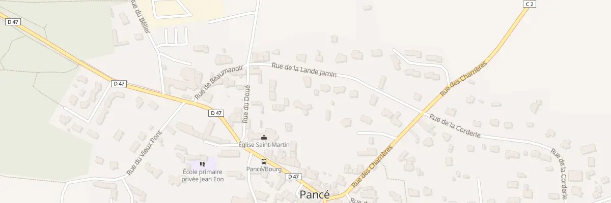 Plan du 6 Rue de la Lande Jamin à Pancé