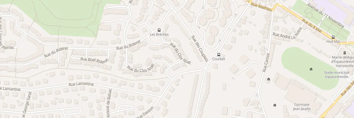Plan du 16 Rue du Clos Noel Equeurdrevill à Cherbourg-en-Cotentin