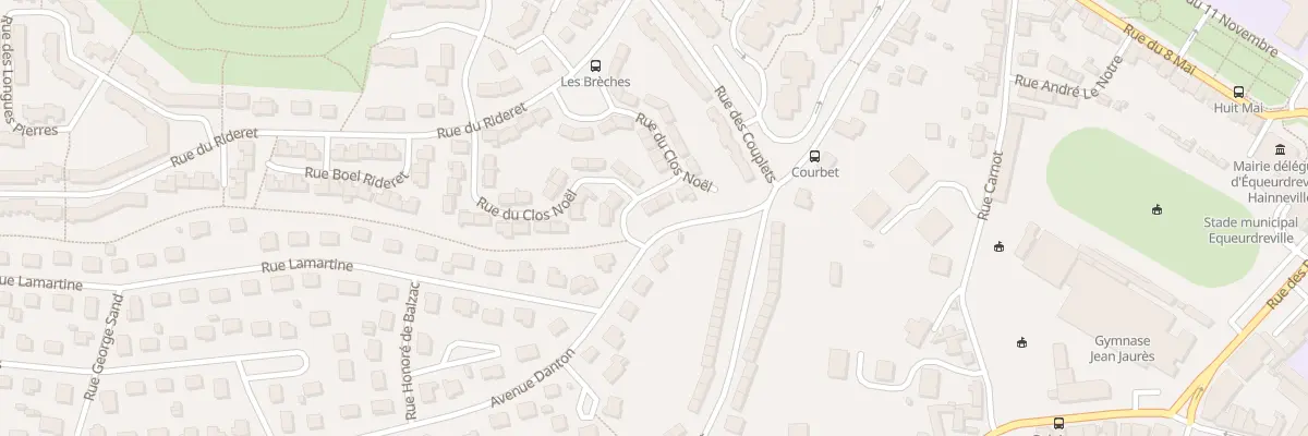 Plan du 23 Rue du Clos Noel Equeurdrevill à Cherbourg-en-Cotentin