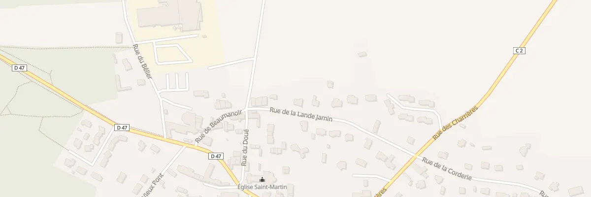 Plan du 7 Rue de la Lande Jamin à Pancé