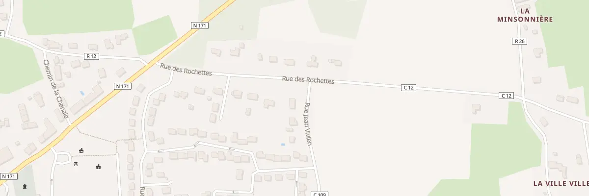 Plan du 2 Rue Jean Vivien à La Grigonnais