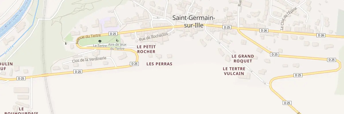 Plan du 5195 Le Bourg à Saint-Germain-sur-Ille