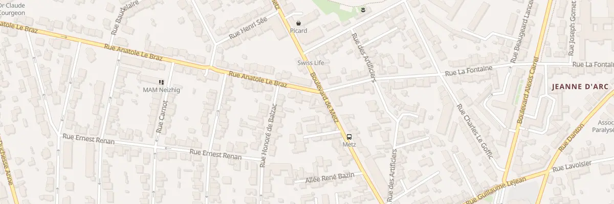 Plan du 48 Rue Anatole Le Braz à Rennes