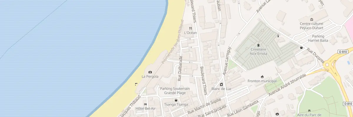 Plan du 1 Rue Dalbarade à Saint-Jean-de-Luz