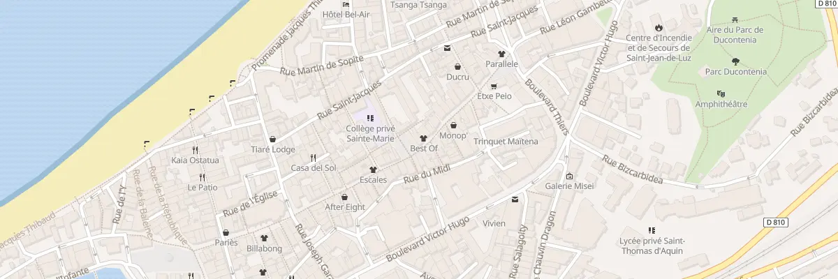 Plan du 49 Rue Gambetta à Saint-Jean-de-Luz