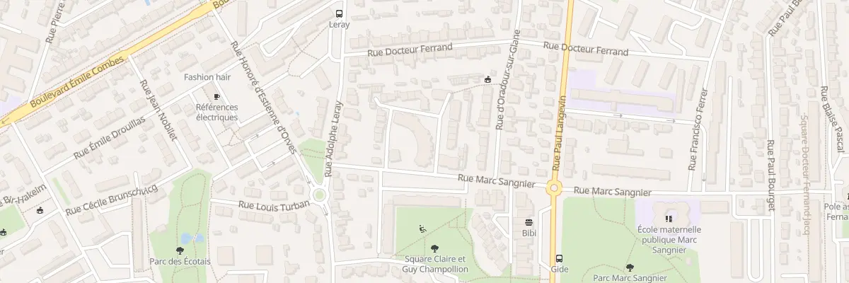 Plan du 34 Sq du Setif à Rennes