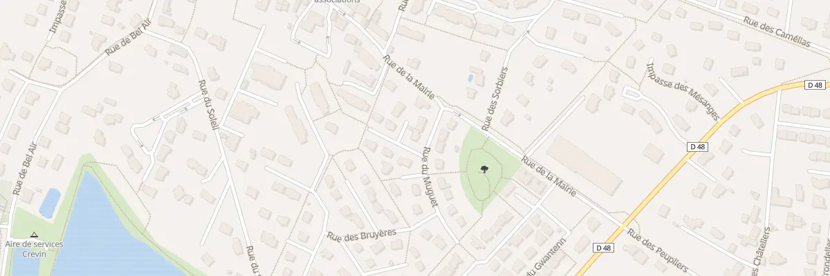 Plan du 4 Rue du Muguet à Crevin