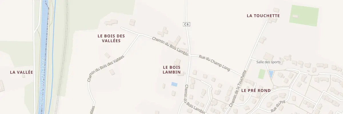 Plan du 23 Che du Bois Lambin à Saint-Germain-sur-Ille