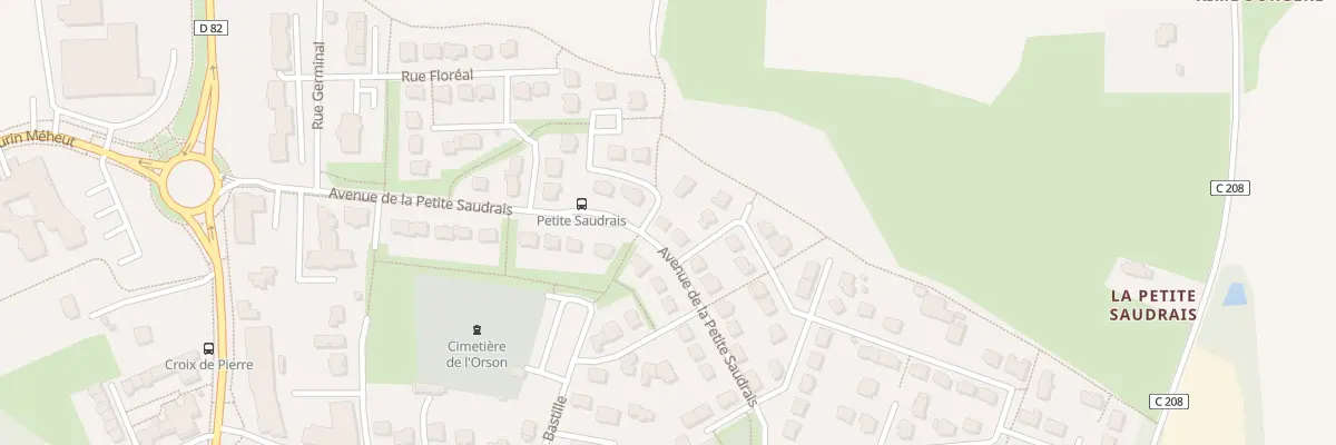 Plan du 24 Av de la Petite Saudrais à Noyal-Châtillon-sur-Seiche