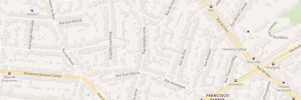 Plan du 45 Rue Adolphe Leray à Rennes