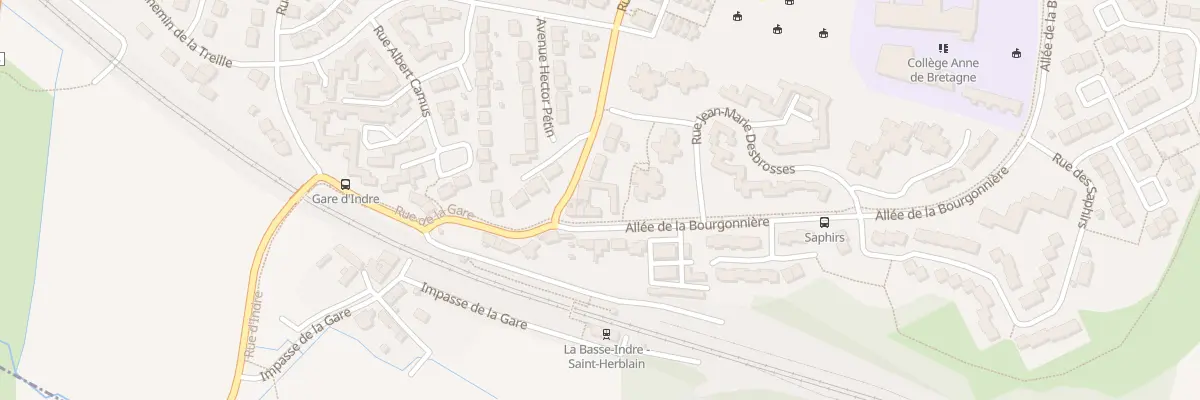 Plan du 97 Rue de la Gare à Saint-Herblain