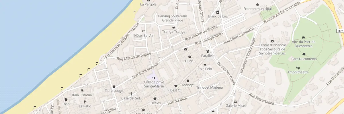 Plan du 40 Rue Saint Jacques à Saint-Jean-de-Luz
