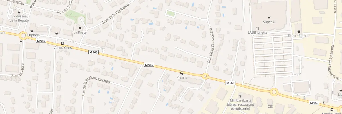 Plan du 9 Rue de la Colinière à Sautron