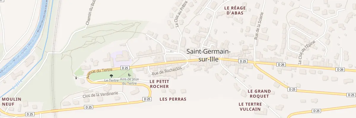 Plan du 3 Av du Tertre à Saint-Germain-sur-Ille