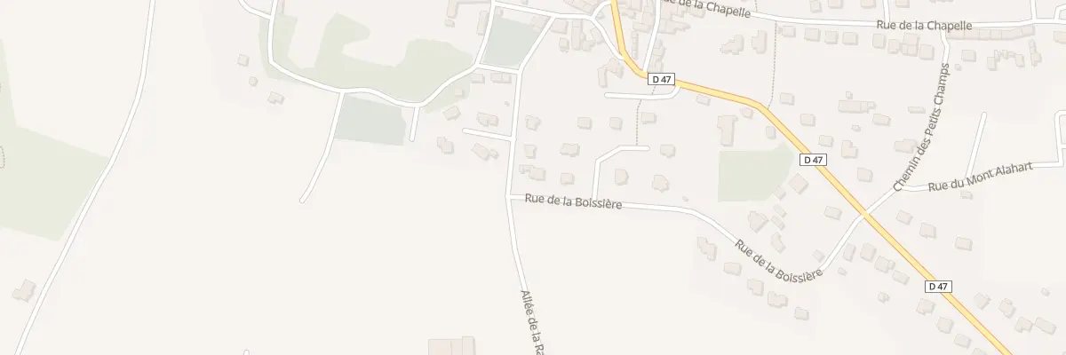 Plan du 5 All de la Rabine à Pancé