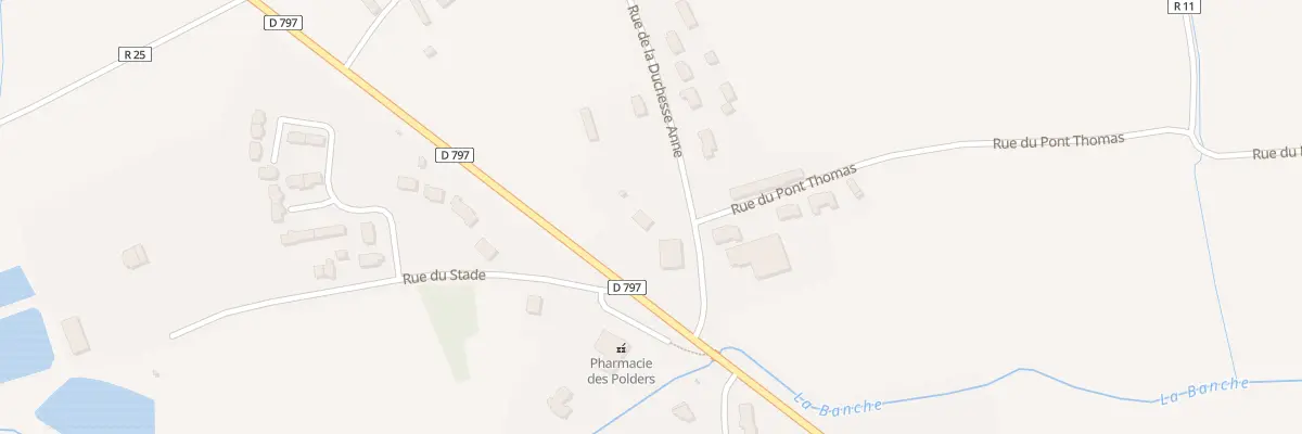 Plan du 3 Rue du Pont Thomas à Saint-Broladre