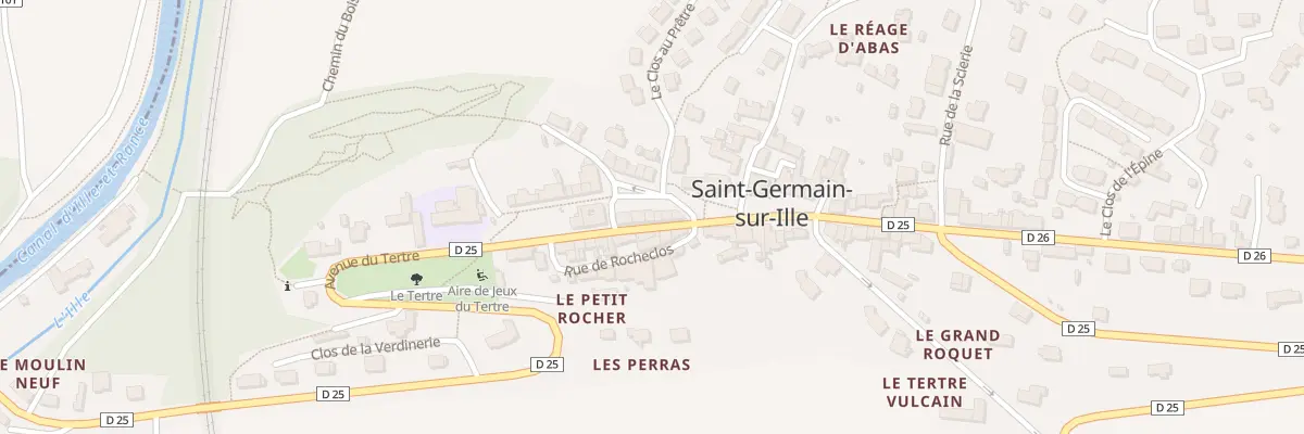 Plan du 5 Av du Tertre à Saint-Germain-sur-Ille