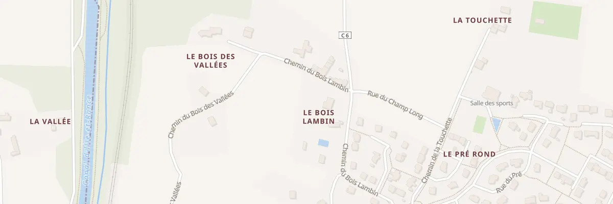 Plan du 24 Che du Bois des Vallees à Saint-Germain-sur-Ille