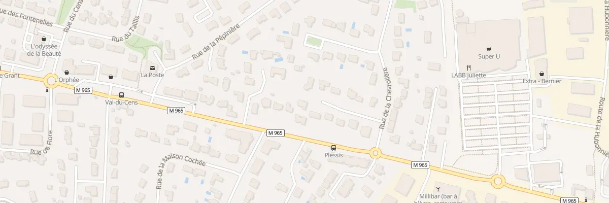 Plan du 11 Rue de la Colinière à Sautron