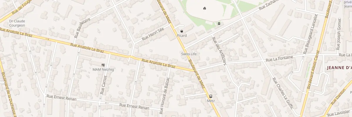 Plan du 59 Rue Anatole Le Braz à Rennes