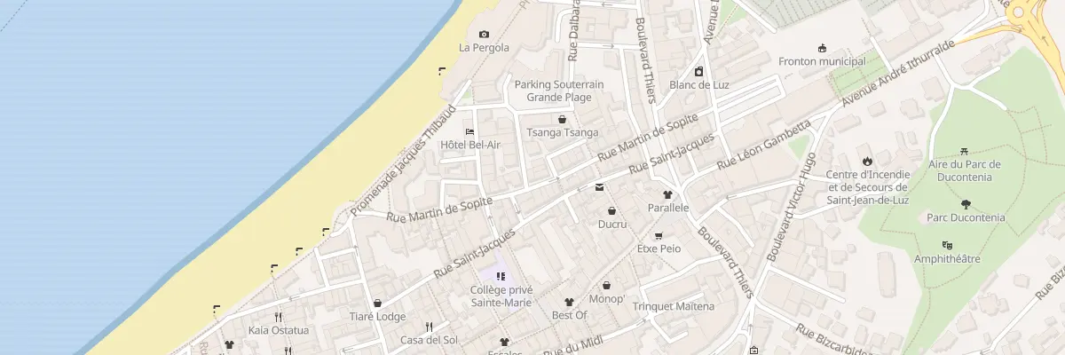 Plan du 2 Rue de la Corderie à Saint-Jean-de-Luz