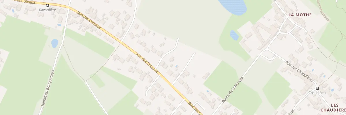 Plan du 18T Rue des Coteaux à Bouguenais