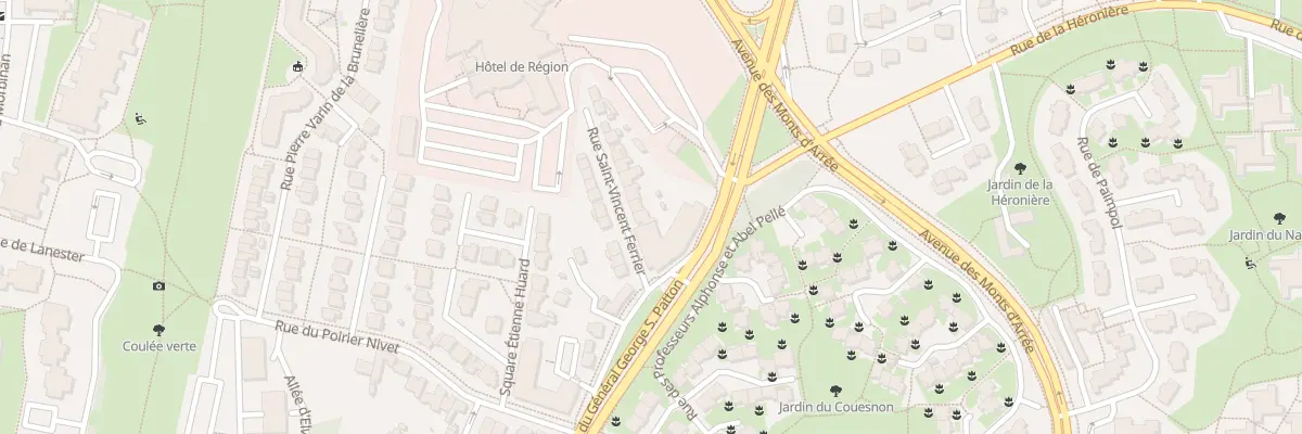 Plan du 4 Rue St-Vincent-Ferrier à Rennes
