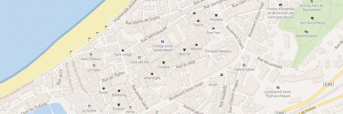 Plan du 43 Rue Gambetta à Saint-Jean-de-Luz