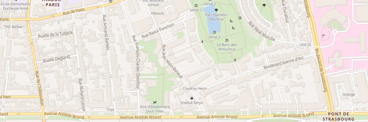 Plan du 4 Sq Roland Garros à Rennes