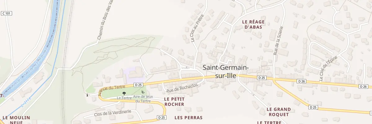 Plan du 8 Pl Poulain à Saint-Germain-sur-Ille