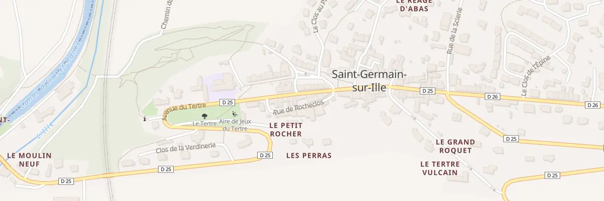 Plan du 5 Rue de Rocheclos à Saint-Germain-sur-Ille
