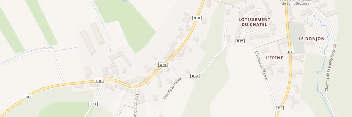 Plan du 5259 L’Orme à Saint-Broladre
