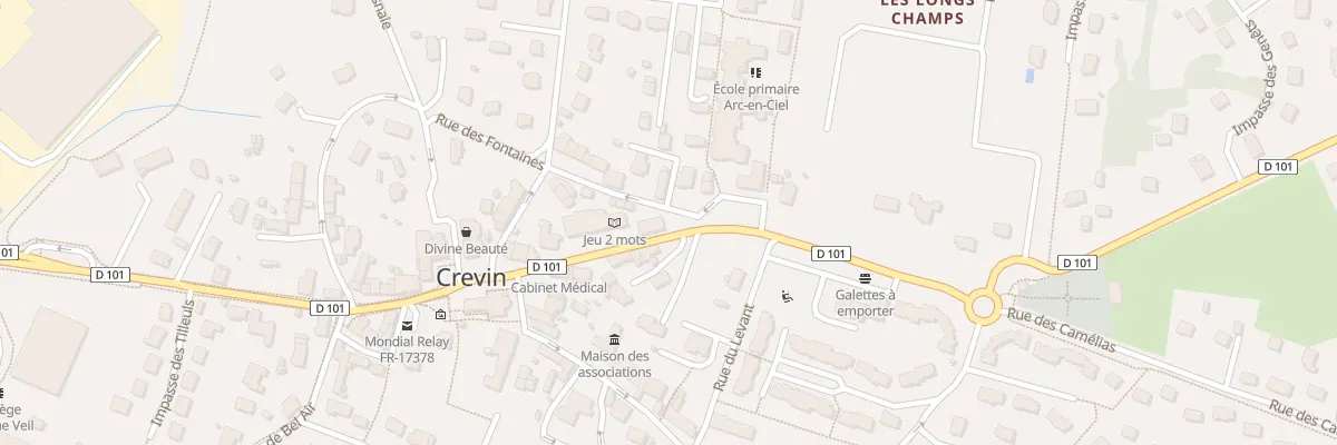Plan du 33 Rue Bernard Picoult à Crevin