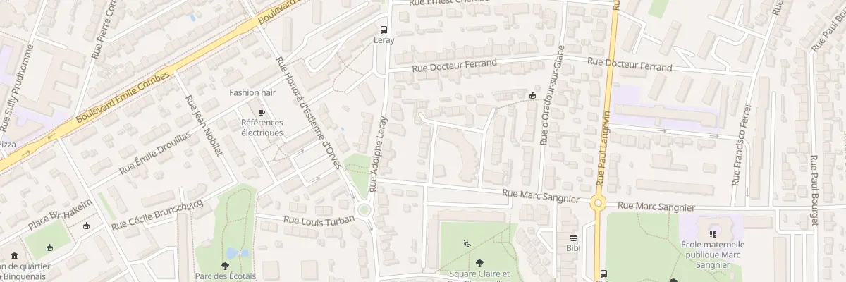 Plan du 4 Sq du Setif à Rennes