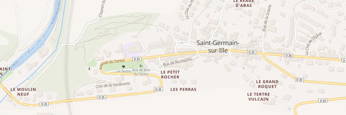 Plan du 12 Av du Tertre à Saint-Germain-sur-Ille