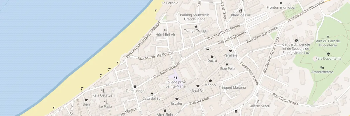Plan du 2 Rue Gabriel Deluc à Saint-Jean-de-Luz