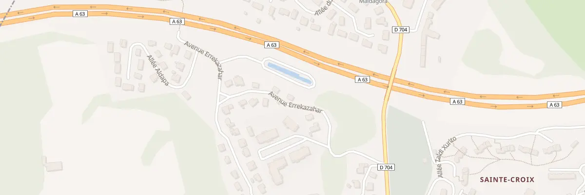 Plan du 6 Av Errekazahar à Ciboure