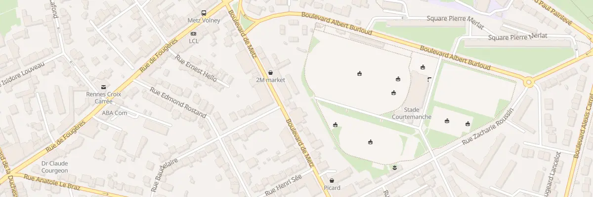 Plan du 102B Bd de Metz à Rennes