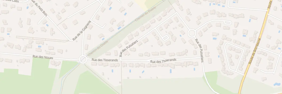 Plan du 6 Rue des Puisatiers à Sautron