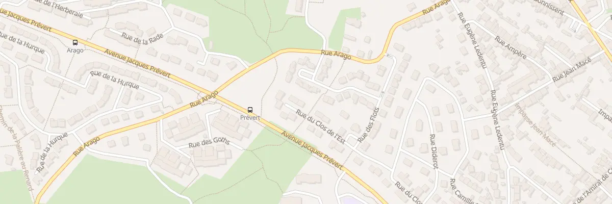 Plan du 42 Rue du Clos de l’Est à Cherbourg-en-Cotentin