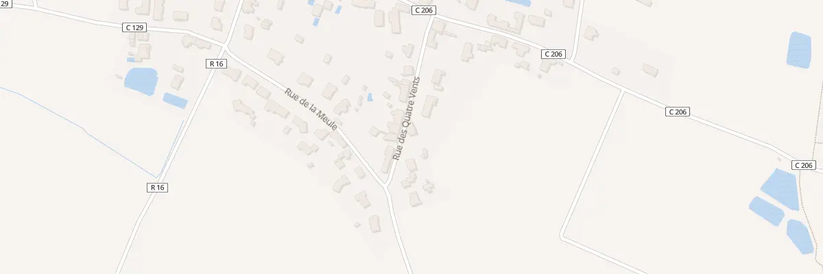 Plan du 8 Rue des Quatre Vents aux Achards