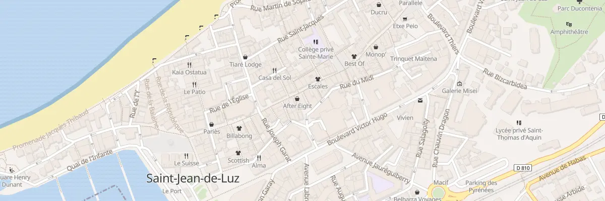 Plan du 40 Rue Gambetta à Saint-Jean-de-Luz