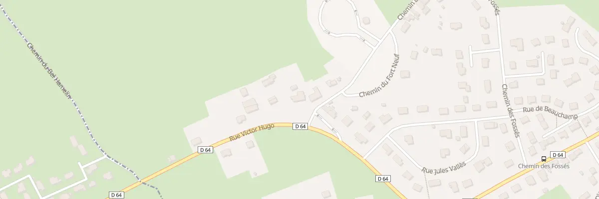 Plan du 156 Rue Victor Hugo - Octeville à Cherbourg-en-Cotentin