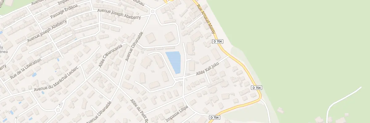 Plan du 8 Imp Oihenart à Ciboure